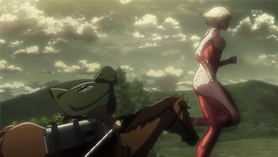 Running Attack On Titan GIF