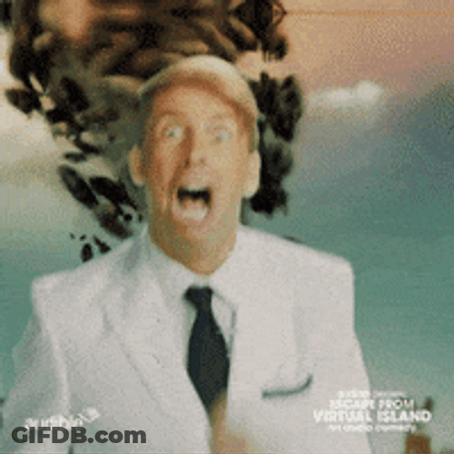 Running Away From Tornado GIF