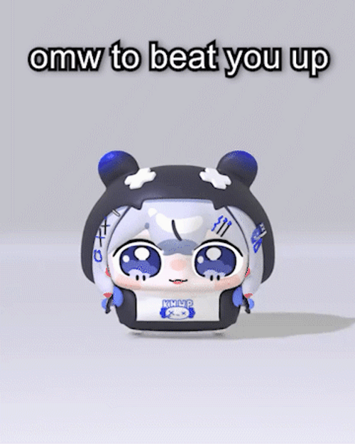 Running Bear Will Beat You Up GIF
