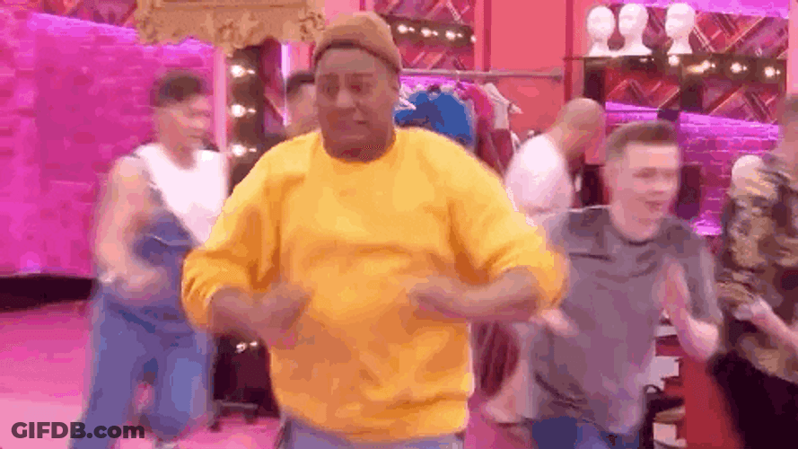 Running Drag Race Queen GIF
