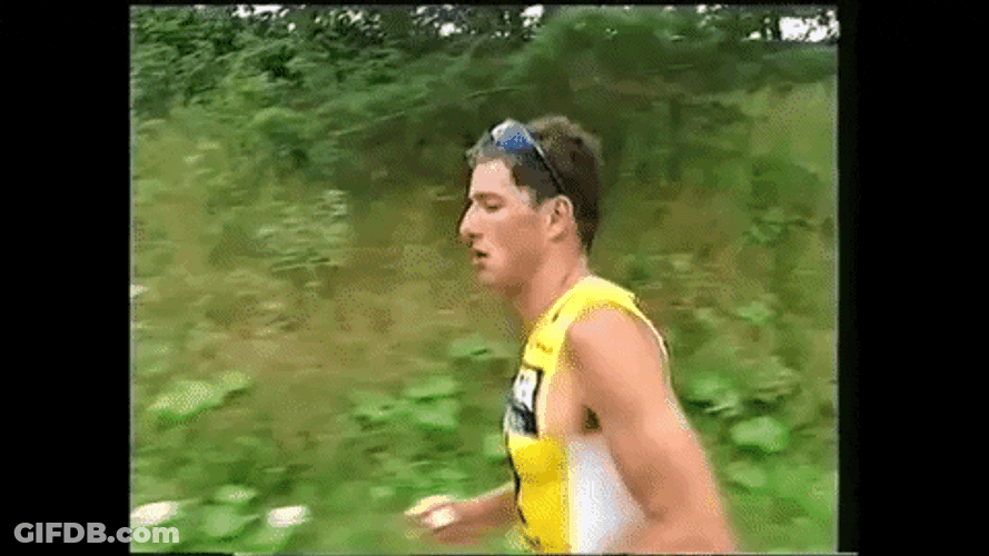 Running Fast Athlete Tongue Out GIF