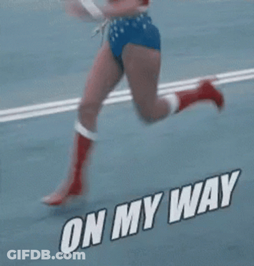 Running Fast On My Way GIF