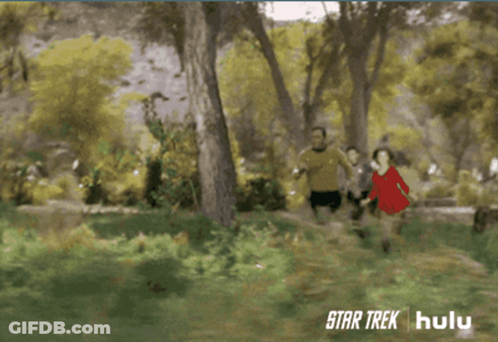 Running Fast Star Trek Squad GIF
