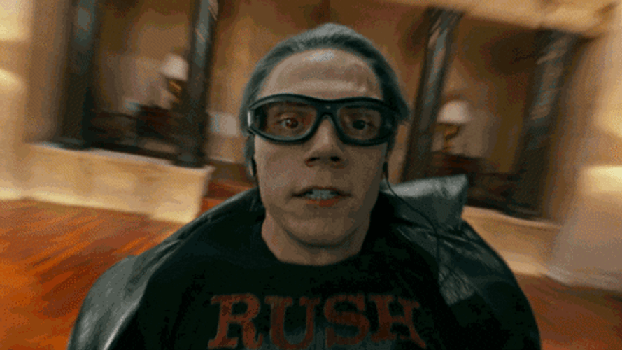 Running Fast X-Men Quicksilver GIF