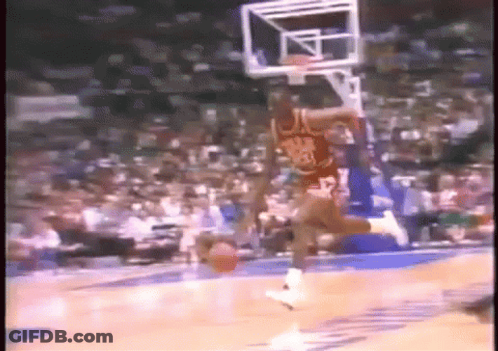 Running For Poster Dunk GIF