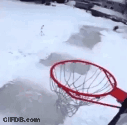 Running For Poster Dunk GIF