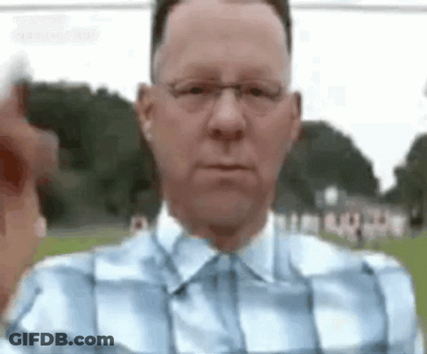Running Forrest Gump With Different Face Wearing Eyeglasses GIF