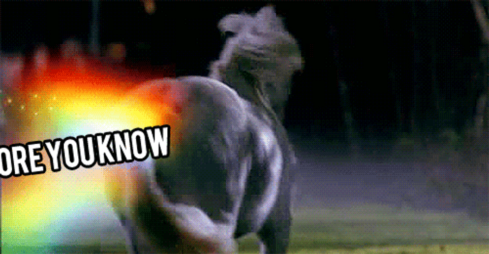 Running Horse The More You Know GIF
