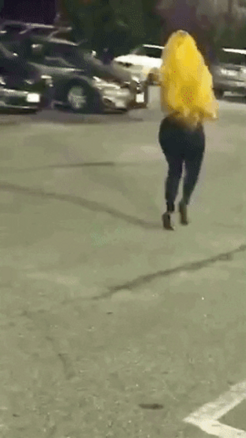 Running In Heels Drag Queen GIF