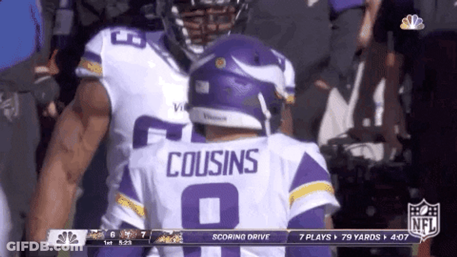 Running Kirk Cousins GIF