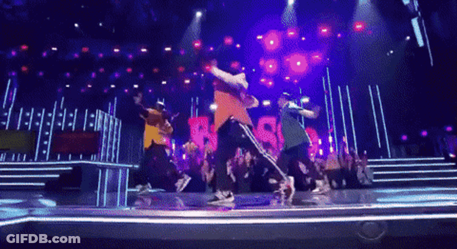 Running Man Bruno Mars Dancing Grammy's GIF