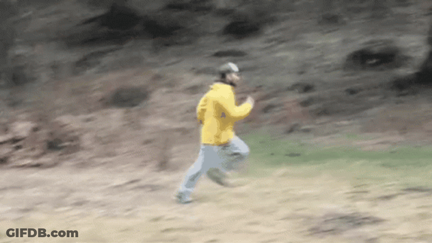 Running Man High Speed Nature Run GIF