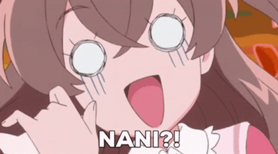 Running Nani Anime GIF