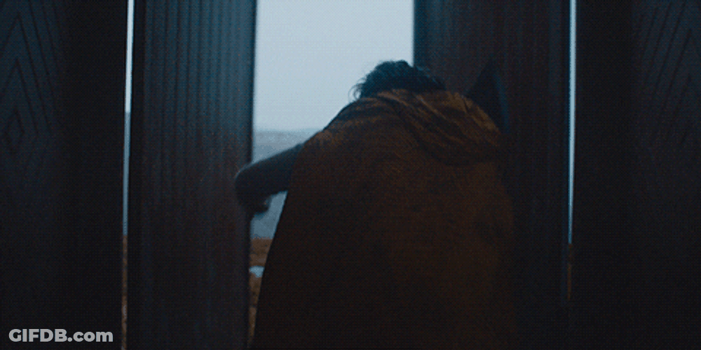 Running Out Of Door Icy Mountain GIF
