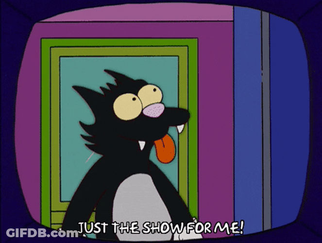 Running Out Of Door Itchy And Scratchy Show GIF