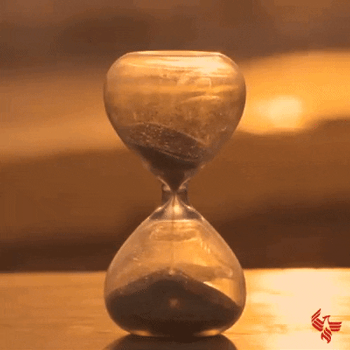 Running Out Of Hourglass Time GIF