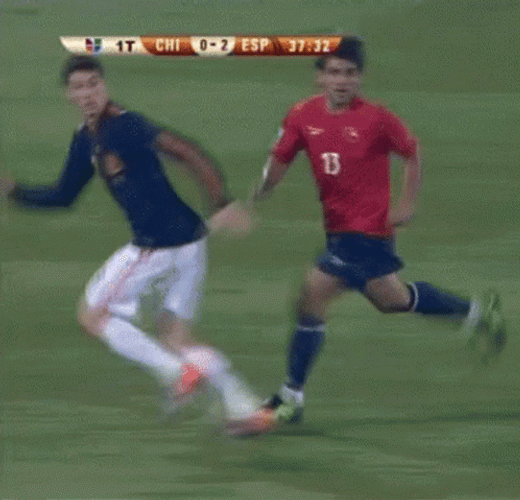 Running Player Flop To The Ground GIF