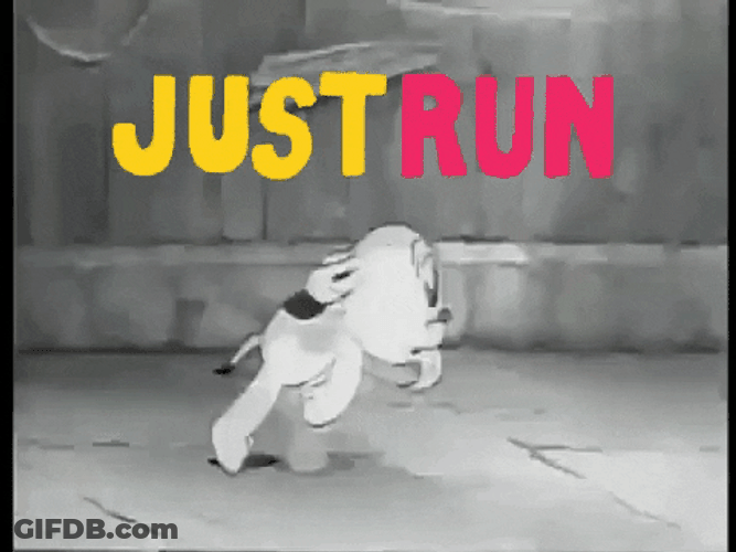 Running Puppy Just Run GIF