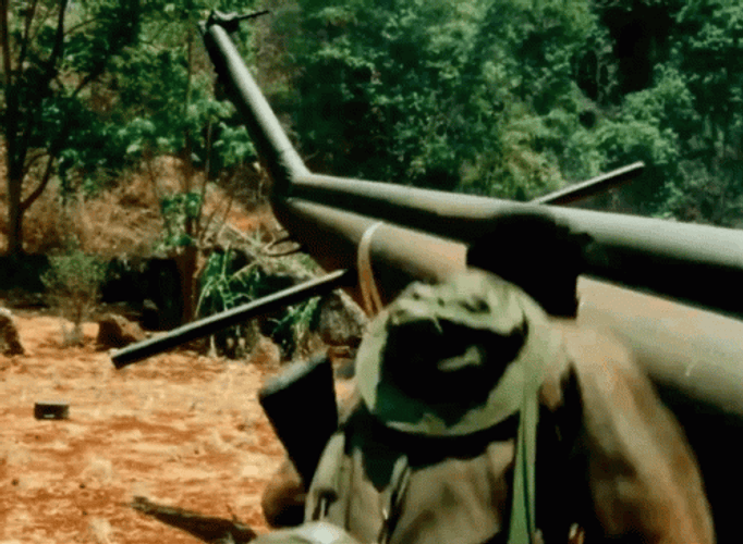 Running Scared Soldier In War GIF