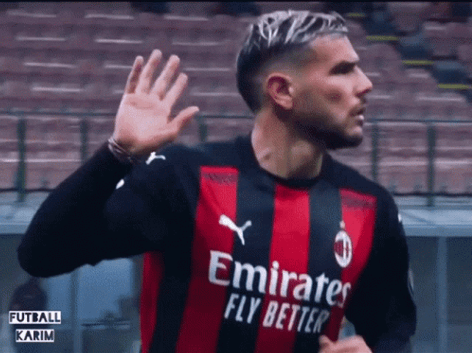 Running Theo Hernandez GIF