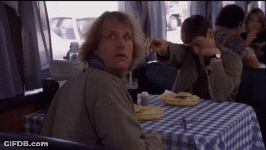 Running To Dumb And Dumber Bathroom GIF