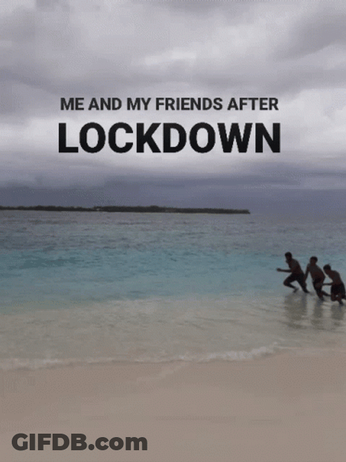 Running Trip Happy Birthday Beach GIF