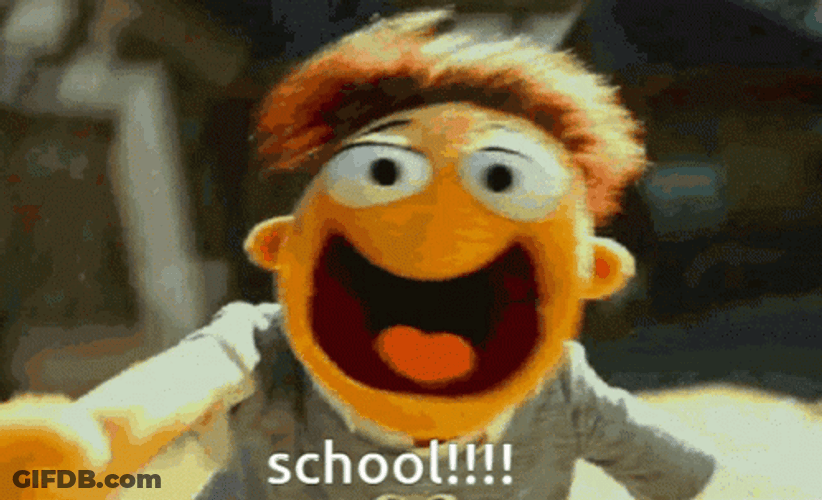 Running Walter Going To School GIF