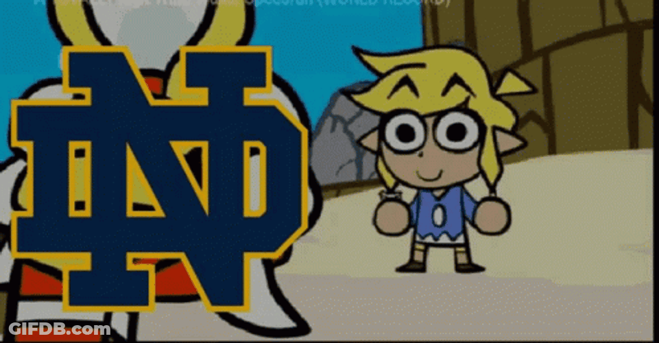 Runs From University Of Notre Dame GIF
