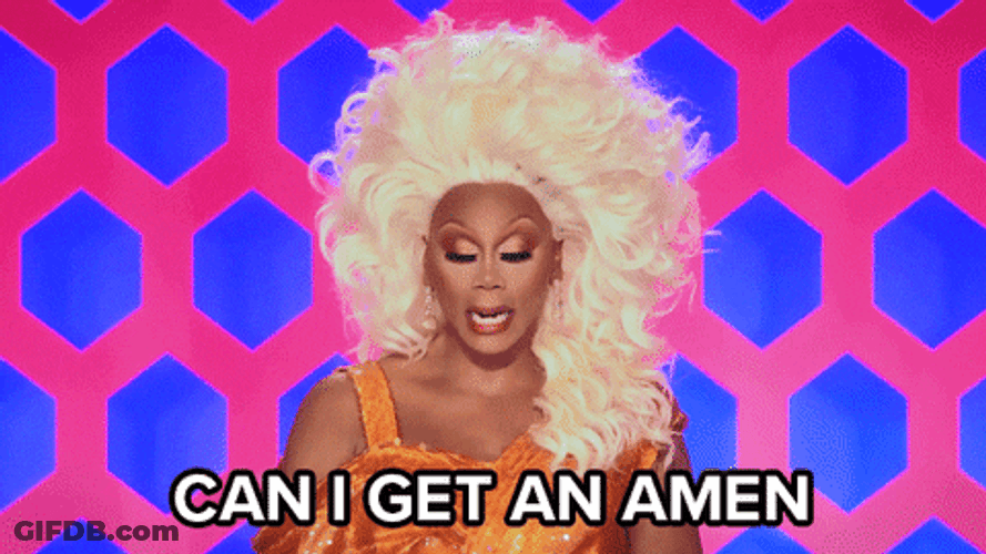 Rupaul Can I Get An Amen Drag Race GIF