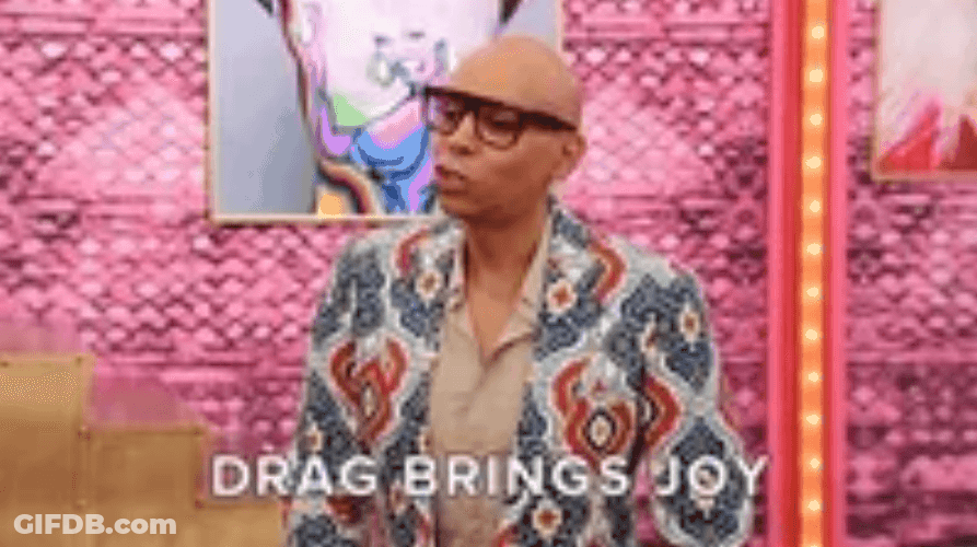 Rupaul Drag Queen Drag Brings Joy GIF