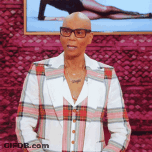 Rupaul Drag Queen Nod Yes GIF