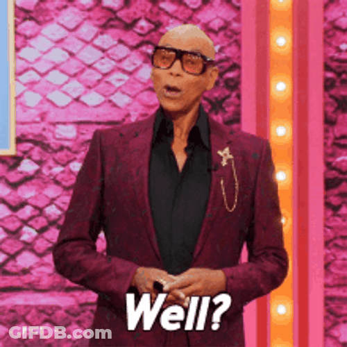 Rupaul Drag Queen Retro Sunglasses Well GIF