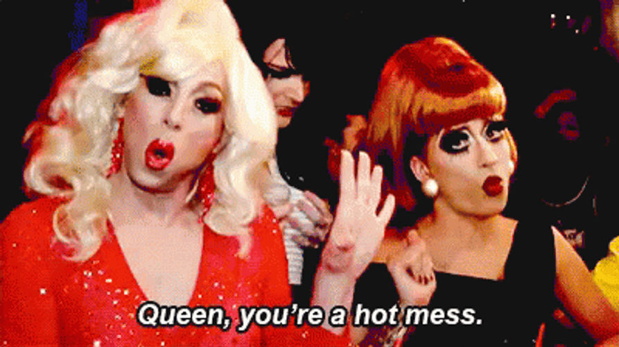 RuPaul Drag Race Hot Mess GIF