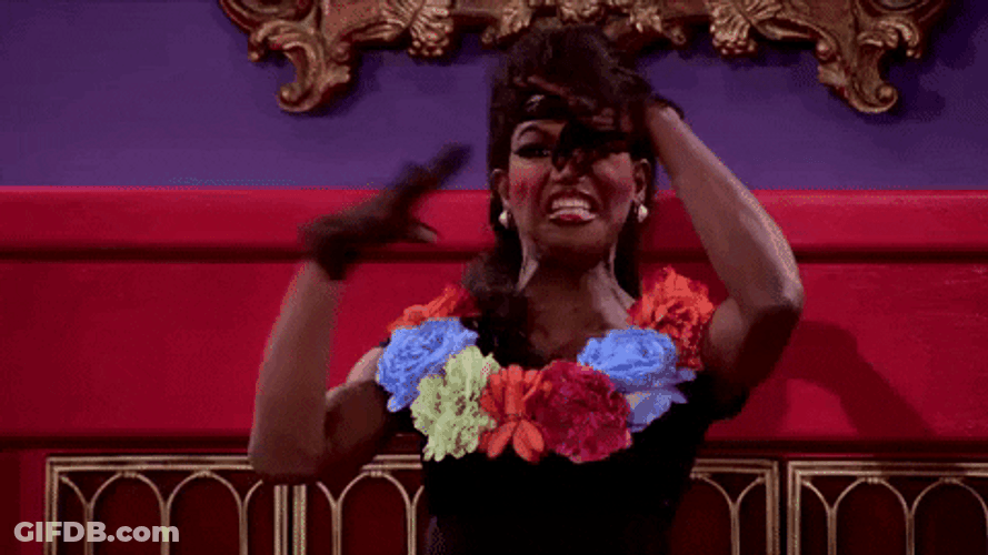 Rupaul Hold Nose Because It's Smelly GIF