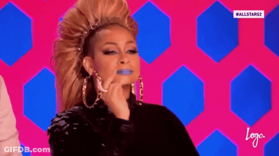 RuPaul Intrigued Facial Expression GIF