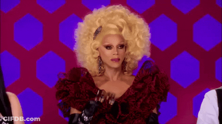 RuPaul Looking With Sunglasses GIF