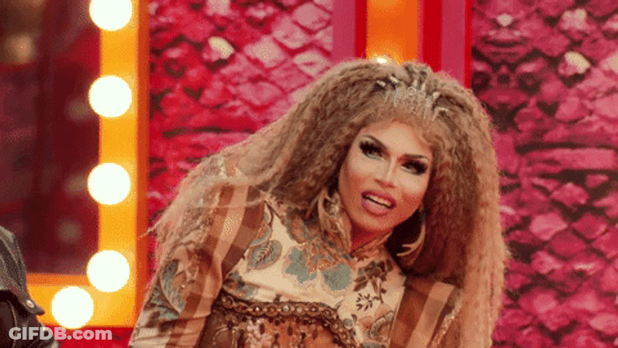 RuPaul's Drag Race Awkwardly Looking GIF