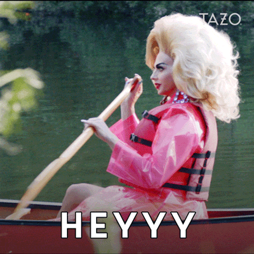 RuPaul's Drag Race Canoe GIF