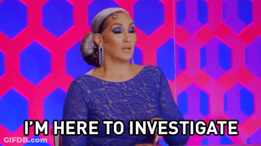 RuPaul's Michelle Visage Here To Investigate GIF
