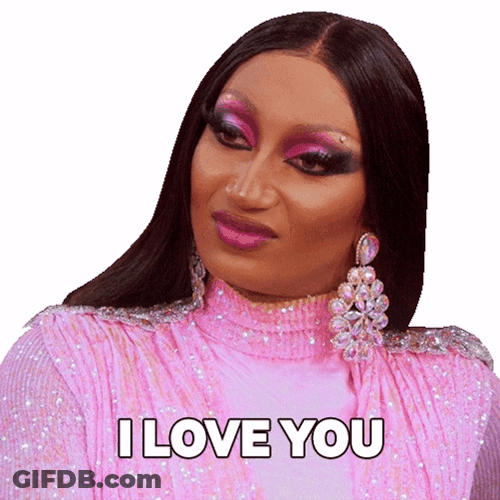 Rupauls Drag Race Angeria Paris Van Micheals I Love You GIF