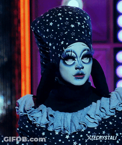 Rupauls Drag Race Dawn Sad Clown GIF