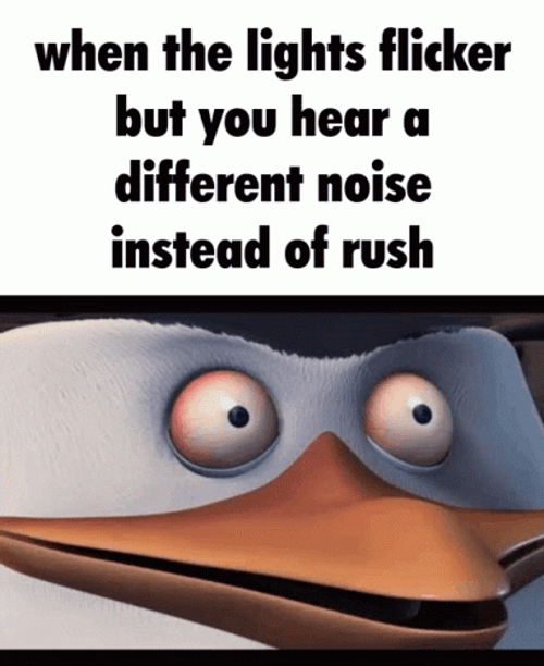 Rush Funny Stunned Duck Face Doors Meme GIF