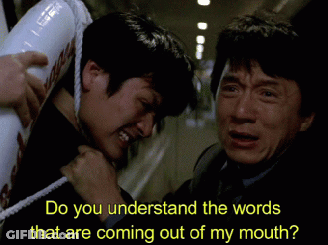 Rush Hour Do You Understand Jackie Chan GIF