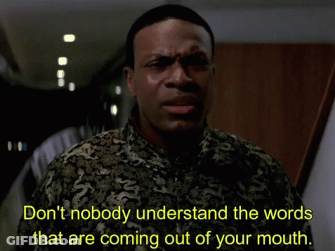 Rush Hour Nobody Understand Chris Tucker GIF