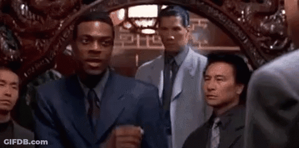 Rush Hour Which One Kicked Chris Tucker GIF