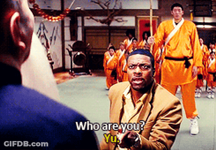 Rush Hour Who Are You Chris Tucker GIF