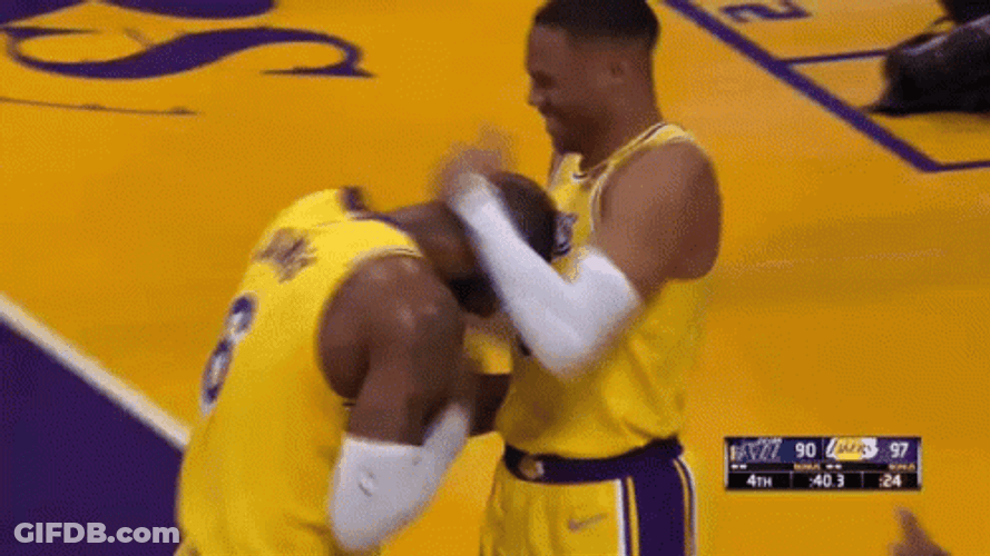 Russell Westbrook Being Playful GIF