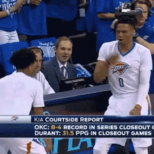 Russell Westbrook Cam Payne GIF