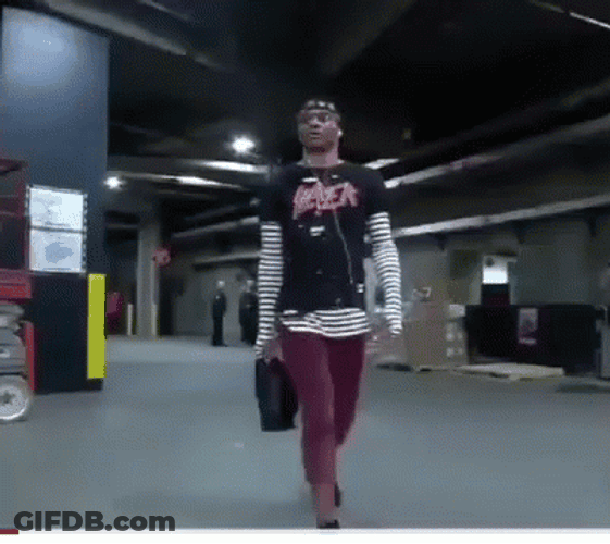 Russell Westbrook Casual Walk GIF