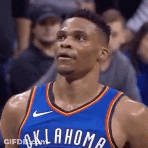 Russell Westbrook Happy Mood GIF